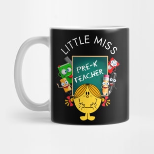 Little Miss Pre-K Teacher Mug